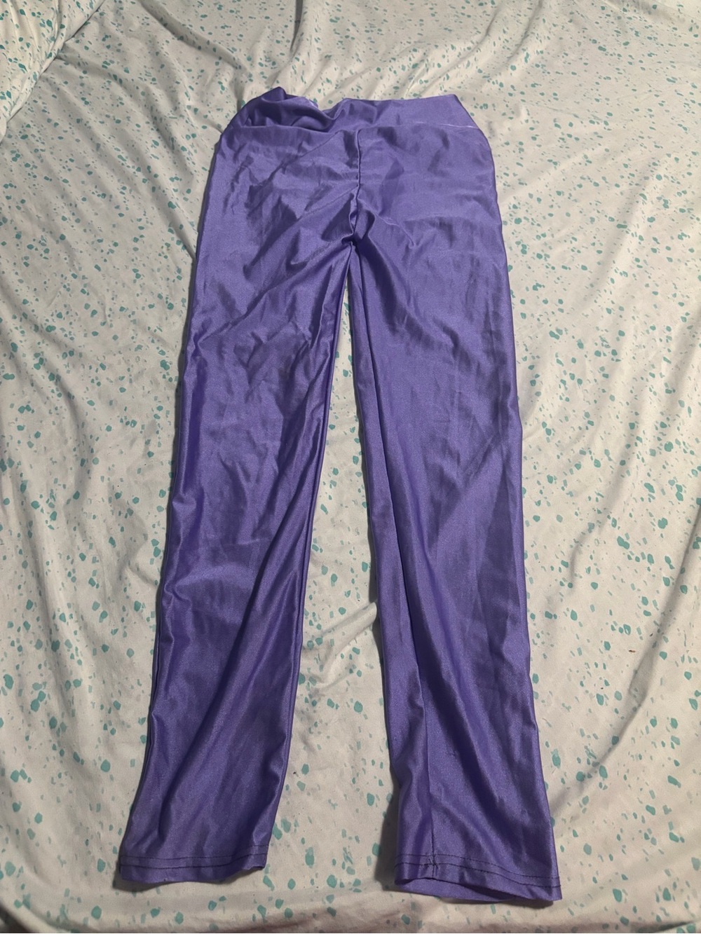 Purple Women's Stretch Wide-Leg Pants